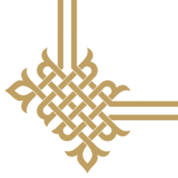 Frame corner border element design pattern, suitable for certificate frame, calligraphy, cover, etc. png