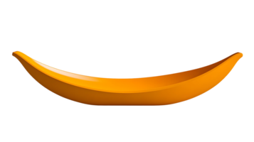 A vibrant orange child's slide, depicted in a side view. png