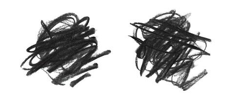 Abstract Scribbled Artwork Symbolizing Mental Health Struggles, Anxiety, and Emotional Turmoil vector