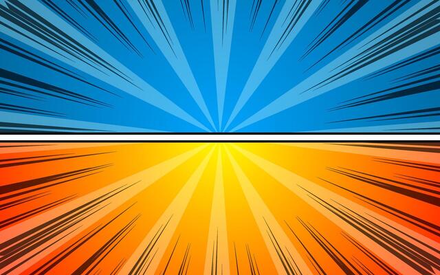 Comic book background. Modern creative pop art halftone