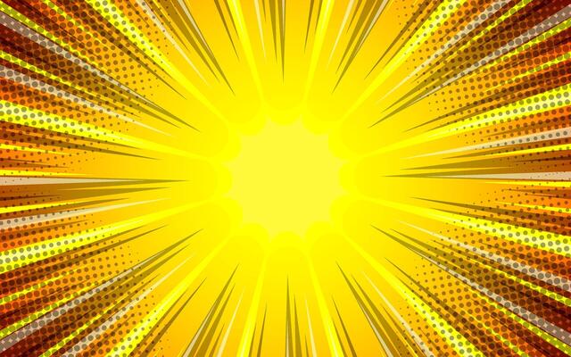 Halftone speed line comic pop art background Illustration