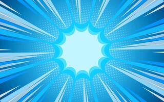 comic background with explosion effect vector