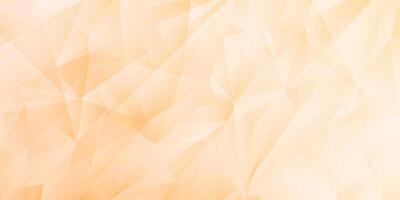 bright and beautiful orange triangle polygon pattern background vector