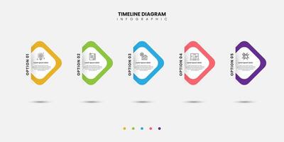 Infographic label design with circle infographic template design and 4 options or steps Can be used for process diagram, presentations vector