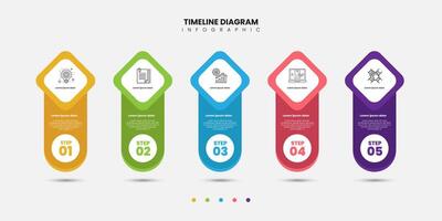 Infographic label design with circle infographic template design and 4 options or steps Can be used for process diagram, presentation vector