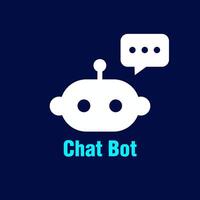 Chatbot Logo for Virtual Assistant Interface vector