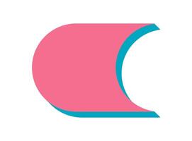 Brutalist abstract shape icon. Modern minimal element with silhouette and shadow. Unique design in y2k style, this graphic fits contemporary themes, ideal for creative projects and visual aesthetics. vector