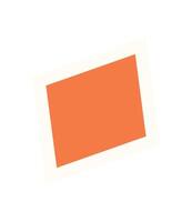 Brutalist geometric icon sticker. Abstract shape and form create a bold visual element. Minimal style and y2k aesthetics, suitable for modern art contemporary design projects. vector