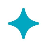 Bold star shape. Abstract icon with modern form. This graphic element showcases a flat symbol of brutalism, ideal for contemporary design projects, Y2K aesthetics, and creative uses. vector