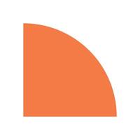 Brutalist abstract icon. Modern geometric shape. This flat element captures the essence of brutalism, showcasing minimal design. Suitable for contemporary art projects and creative endeavors. vector