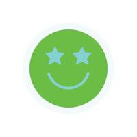 Cute smile emoji sticker. Fun character icon with retro elements. Modern design, y2k aesthetic, abstract shape, trendy for decoration and collection. vector