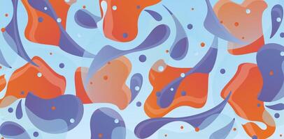 Abstract composition of colorful shapes in a gradient style background with geometric pattern for presentation slides, template with space for text, business card , abstraction creative website banner vector