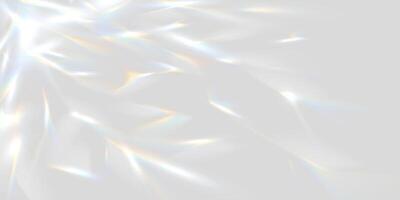 Disco ball light, prism shadow abstract background vector