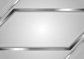 Concept abstract technology metallic background vector