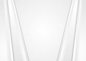 Abstract corporate grey white smooth background vector