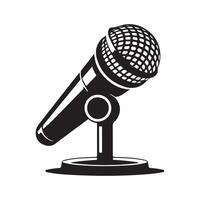Microphone icon design vector
