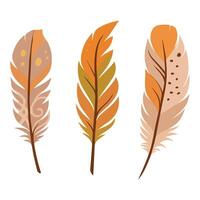 Soft Boho Elements Clipart and Abstract Wall Art Collection vector