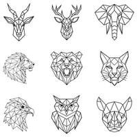 pack of Wildlife Design for Sublimation Printing vector