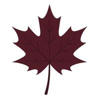 Autumn Leaf Design in a Fall Illustration Style vector