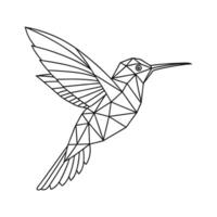 Polygon Animal Drawing for Digital Use vector