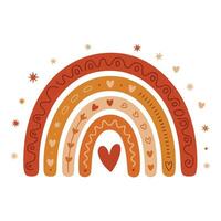 Printable Boho Element Clipart Abstract Design for Wall Art and Sublimation vector