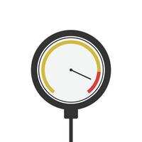 Scale test with high level tension, risk for health. illustration vector