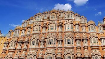 The palace of the winds in jaipur, india video