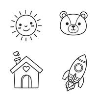 Coloring Toy Trucks to entertain and engage with simple shapes and wheels vector