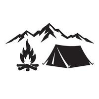 Camping Adventure Tent Illustration Bringing Rustic Charm Of Outdoor Living Spaces vector