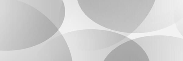 Minimal abstract gray background with overlapping curved shapes vector