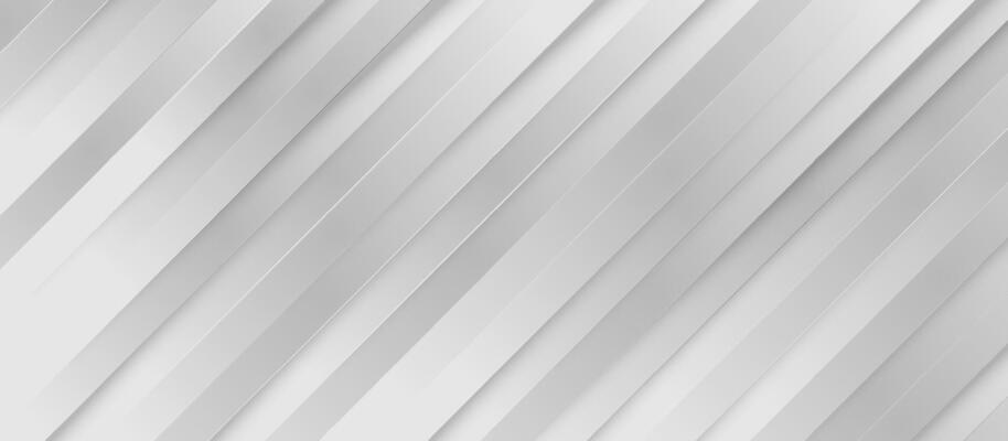 White Abstract Diagonal Lines Background with Subtle Shadows