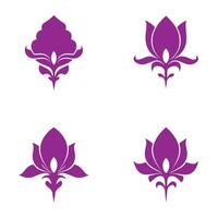 Artistic floral elements ready digital scrapbooking web icons or apparel design vector