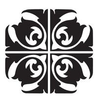 Floral Mandala Design Style Balanced Through Layers of Bloom Arrangements vector