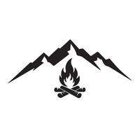 Hiking Expedition Campsite Perfect For Adventure Enthusiasts Seeking Outdoor Thrill vector
