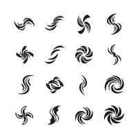 Elegant swirl inspired abstract decorative aesthetic design graphics vector