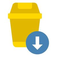 Waste Reduction icon, for web, app, infographic, etc vector