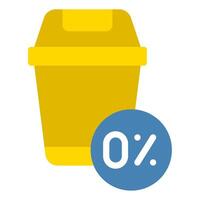 Zero Waste icon, for web, app, infographic, etc vector
