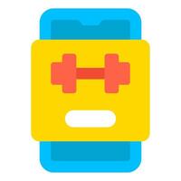 Fitness App icon, for web, app, infographic, etc vector