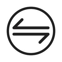 Connection icon showing automatic pairing thin lines vector