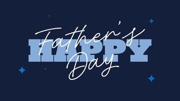 A charming stop motion animation featuring Happy Fathers Day lettering with a pop up heart, creating a joyful and heartfelt message for Father's Day celebrations. video