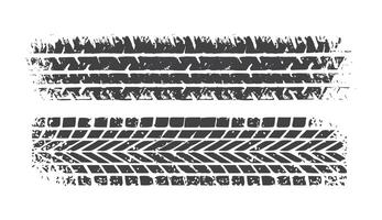 Tire print texture for automotive design vector