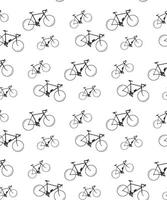 Simple design pattern of bicycles for decoration vector