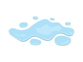 Abstract splash design showing spilled water effect vector