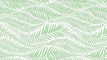 green background leaves nature full outlines simple design vector