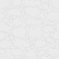 Grey cloud text pattern for soft background design vector
