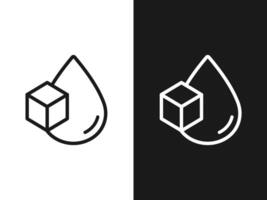 monochrome icon representing blood sugar monitoring vector