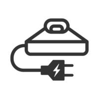 Design of flexible charging symbol with modern look vector