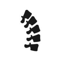 Icon symbolizing a natural fit shaped like a bone vector