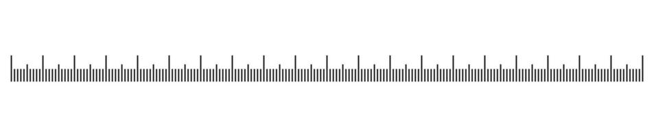 Straight ruler measuring school tool drawing object vector