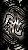 Elegant Template, Chrome Shapes, Reflection, Cinematic Background, Unique Design, Exclusive, Rotation video